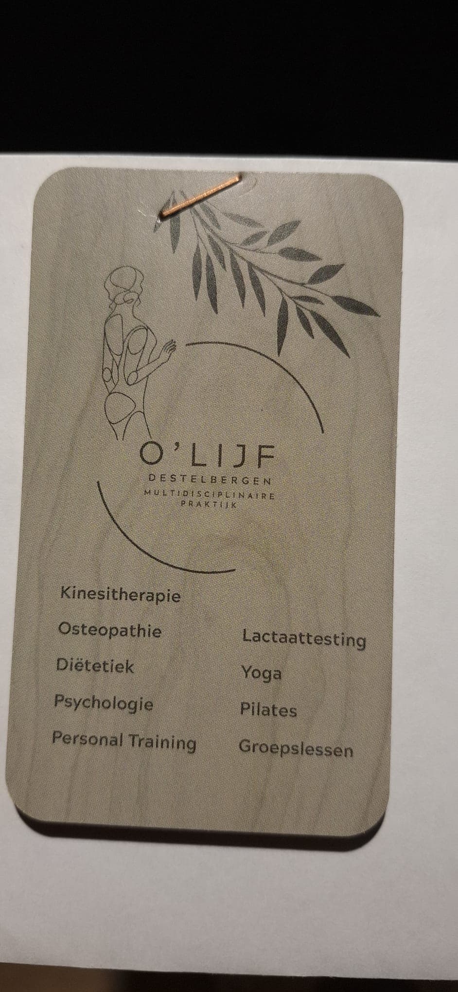 Cadeaubon voor 4 groeplessen - Multidisciplinaire praktijk O'LIJF - Destelbergen