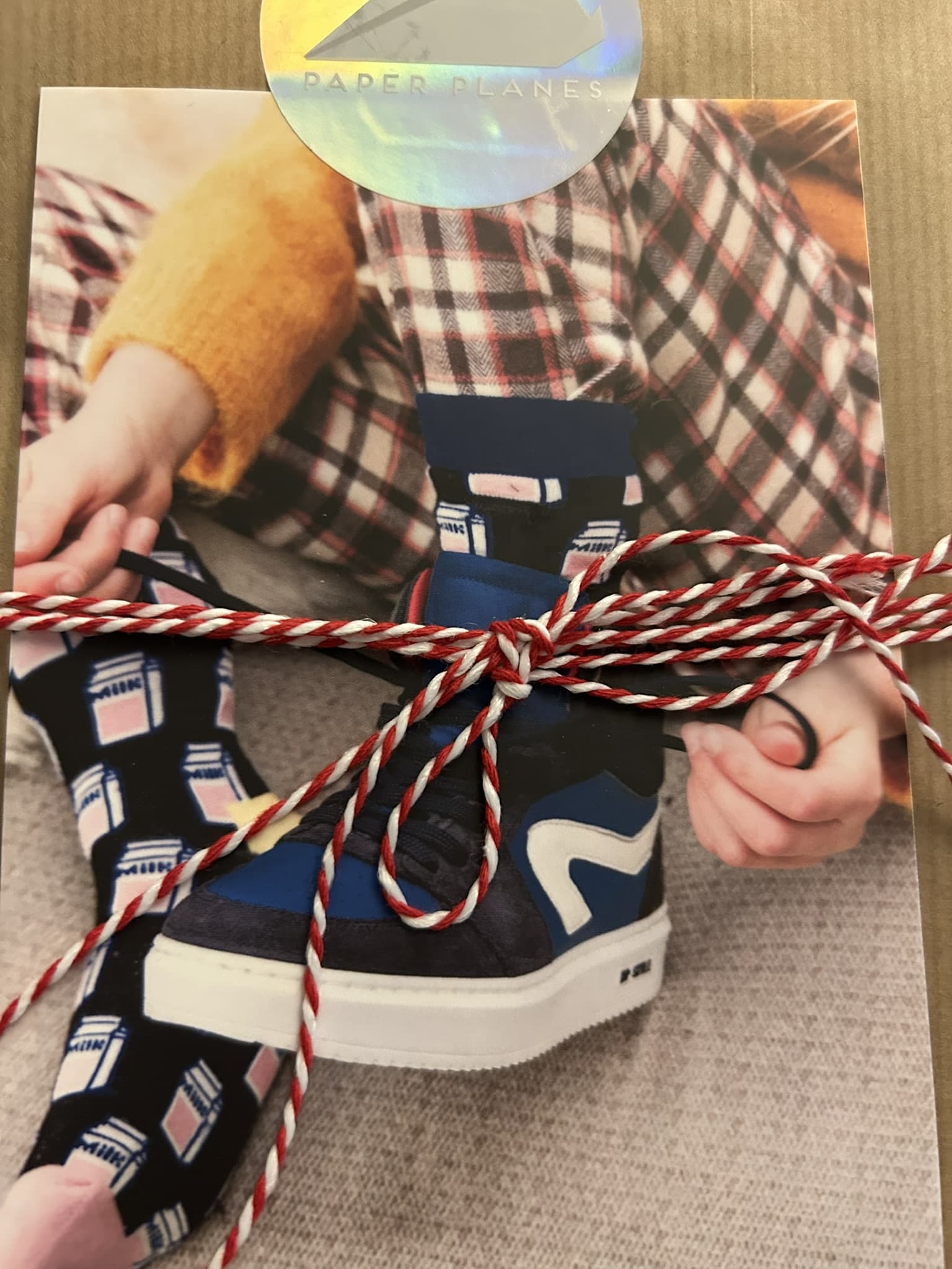 Bon voor Paper Planes, een gespecialiseerde kinderschoenenwinkel in het centrum van Destelbergen